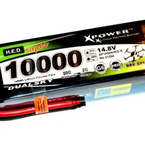Nie przegap Akumulator Li-Po Dualsky 10000 mAh 20C/2C 14.8V UAV SPEC.
