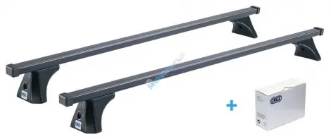 Szybka wysyłka Bagażnik dachowy CRUZ belki Oplus SX Czarny Subaru Impreza III (GE) 2007->2012 4 drzwi sedan