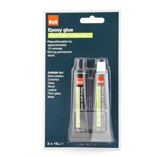 Wysoka jakość Żywica epoksydowa dwuskładnikowa 15 min 30 ml - B&Q