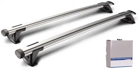 Zamów dziś Bagażnik dachowy Yakima belki ThruBar Srebrny Volvo S40 I (644) 1996->2003 4 drzwi sedan