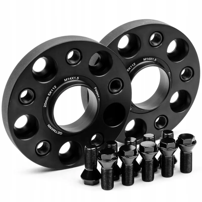 Zamów teraz Dystanse 20mm 5x112 66.6 Fut M14x1.5 Czarne