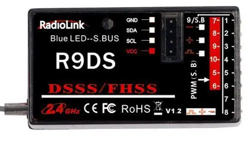 Promocja Odbiornik R9DS 9CH 2.4GHz