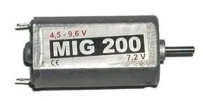 Niska cena Silnik MIG 200 7,2V