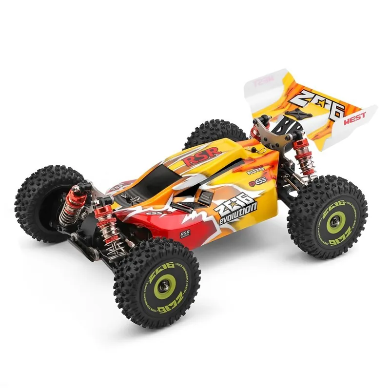 Ekspresowa dostawa NOWOŚĆ: Bezszczotkowy Off-road Buggy 4WD 2.4GHz 1:14 70km/h WLTOYS 144010