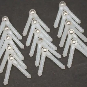 Zawias walcowy ze sztyftem 3,5 x 48mm, biały (6 szt.) Popularny