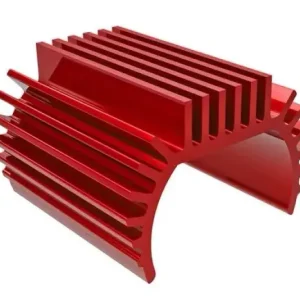 TRAXXAS - radiator silnika Titan 87T - czerwone aluminium 6061-T6 do TRX-4M Szybka wysyłka