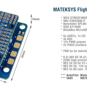 Dostępne od ręki MATEK F405-VTOL Flight Controller