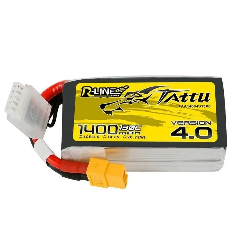 Hit cenowy Akumulator Tattu R-Line 4.0 1400mAh 14.8V 130C 4S1P XT60
