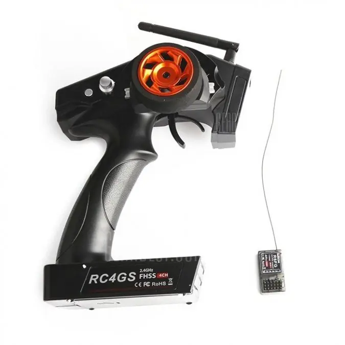 Radio pistoletowe RC4GS 4CH 2.4GHz + R6FG Tylko dziś