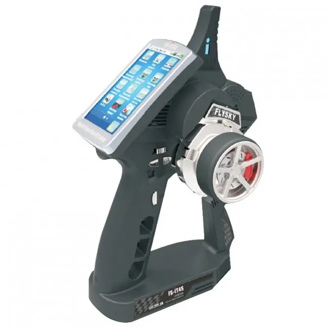 Zniżka Radio Pistoletowe FlySky FS-iT4S 4CH 2.4GHz + odbiornik FS-iA4B