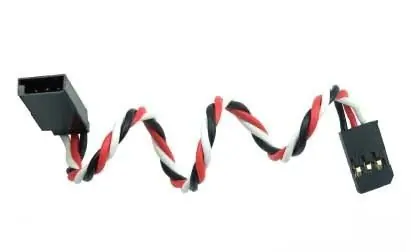 Wysoka jakość Przedłużacz serwa Futaba 90cm 26AWG skręcony