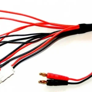 Super okazja Multikabel 38,5cm Banan 4mm - złącze typu Tamiya, T-Dean, JST, Futaba