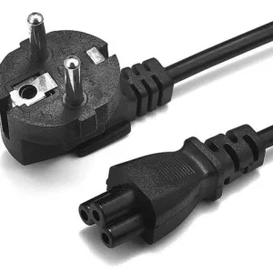 Kabel zasilający 240V Euro IEC (3-pin koniczynka) Łatwy zwrot