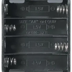 Najlepsza cena Koszyczek FLAT na 4 akumulatory R6/AA