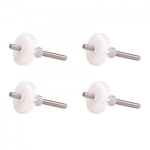 Wał z zębatką - X4-07, 4 szt. Darmowy zwrot