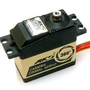 Serwo MKS DS6675 (Gimbalowy, Obrót 360+, Niskie luzy i gładka praca, 6V, 0.075s/60) Bezpieczne zakupy