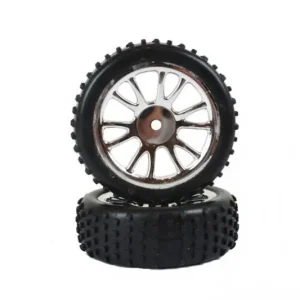 Front Chrome Rim & Tire Complete - 85007V Popularny